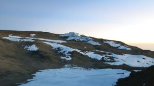 View of glaciers from Gilman's Point